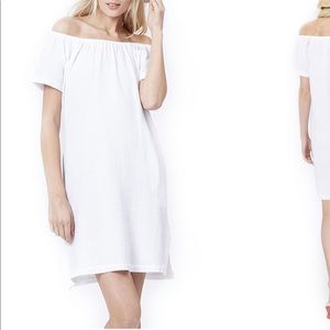 Off the Shoulder Maternity/Nursing Dress